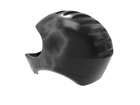 Універсальний дизайн шолома - Товщина оболонки 10 мм - Повністю масштабована 3D Принт Модель