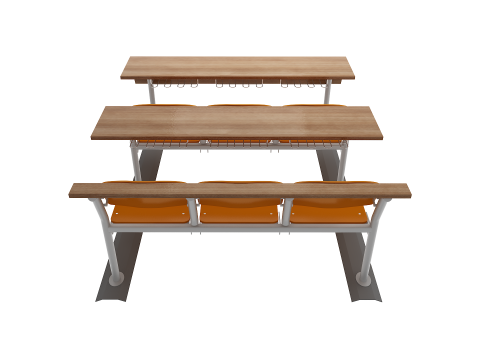 Biurko wykładowe Model 3D