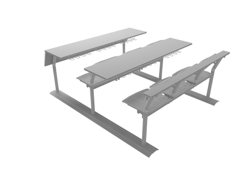 Biurko wykładowe Model 3D