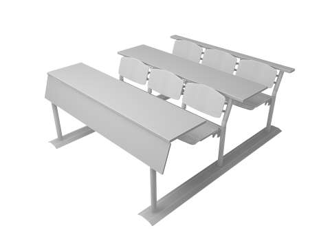 Biurko wykładowe Model 3D