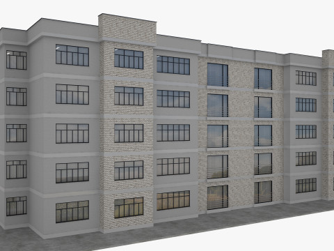 Житловий будинок з інтер'єром 3D Модель