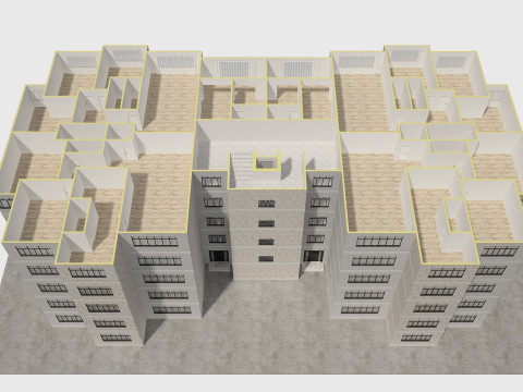 Житловий будинок з інтер'єром 3D Модель