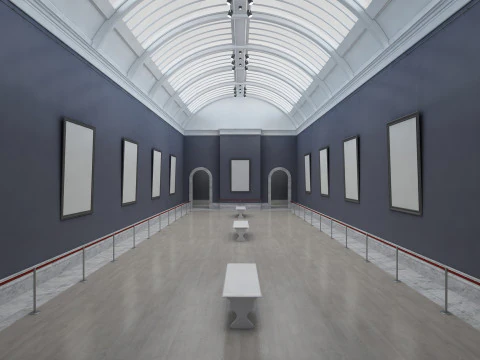 Art Gallery 2 3D Model