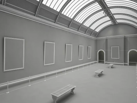 Art Gallery 2 3D Model