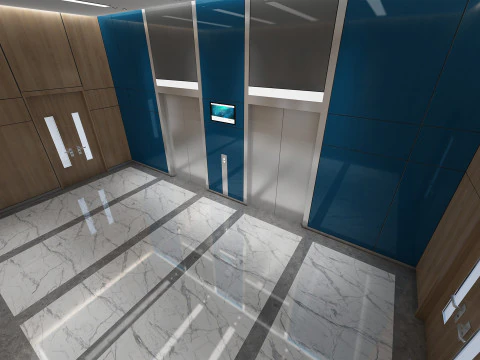 Elevator Lobby 3D Model