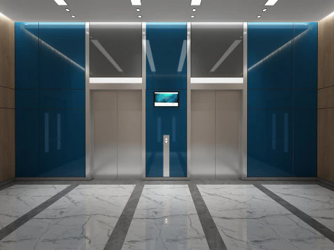 Elevator Lobby 3D Model