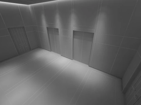 Elevator Lobby 3D Model