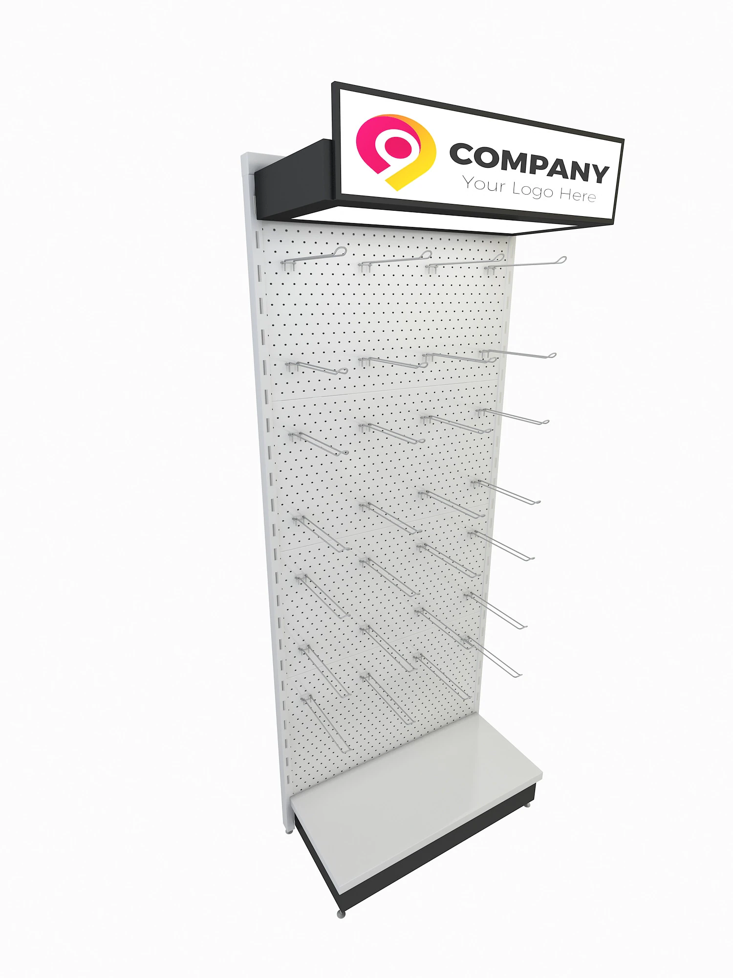 Display Rack 3D Model .c4d .max .obj .3ds .fbx .stl .blend 