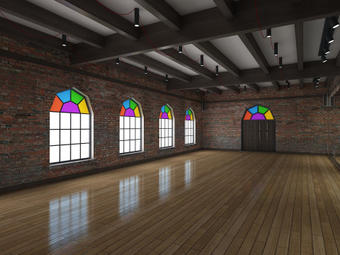 Studio de danse classique Modèle 3D