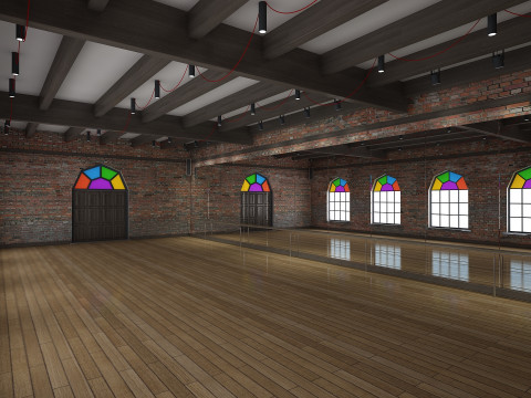 Studio de danse classique Modèle 3D