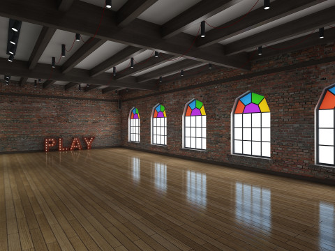 Studio de danse classique Modèle 3D