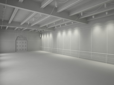Studio de danse classique Modèle 3D