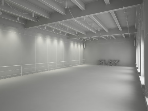 Studio de danse classique Modèle 3D