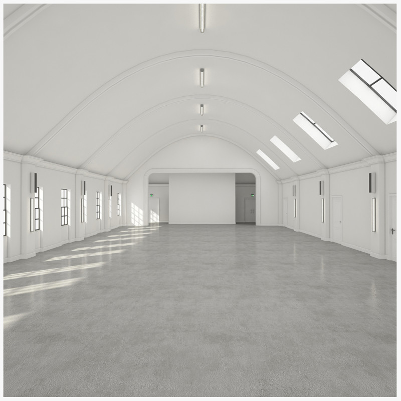 Studio de danse 1 Modèle 3D .c4d .max .obj .3ds .fbx .stl .blend 