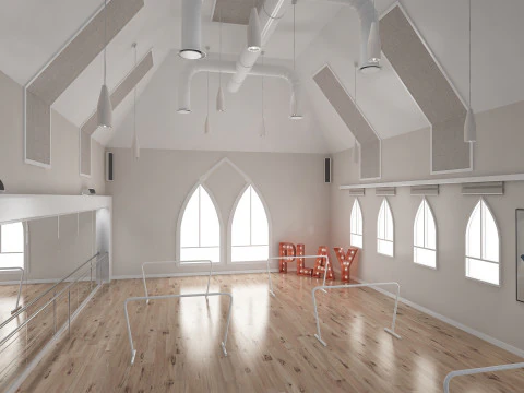 Studio di danza 2 Modello 3D