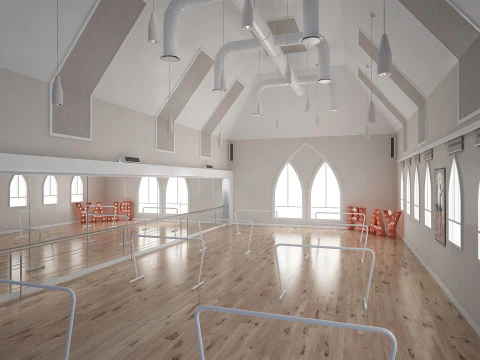 Studio di danza 2 Modello 3D