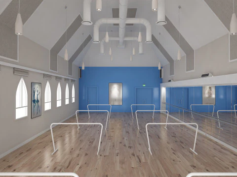 Studio di danza 2 Modello 3D