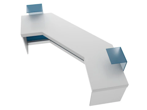 रिसेप्शन डेस्क 3D मॉडल