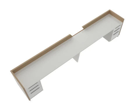 Reception Desk 2 3D Model