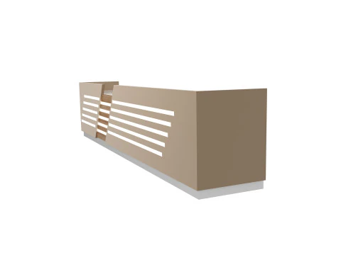 Reception Desk 2 3D Model