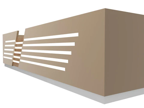 Reception Desk 2 3D Model