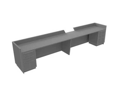 Reception Desk 2 3D Model
