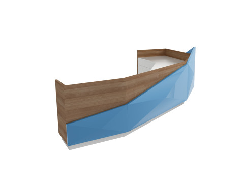 Reception Desk 3 3D Model