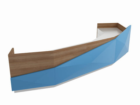Reception Desk 3 3D Model