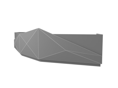 Reception Desk 3 3D Model