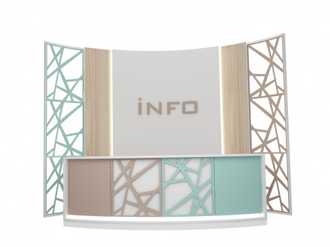 Reception Desk 4 3D Model