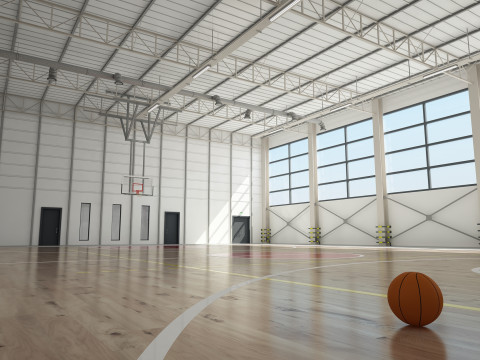 Basketball Court 3D Model