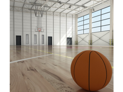Basketball Court 3D Model