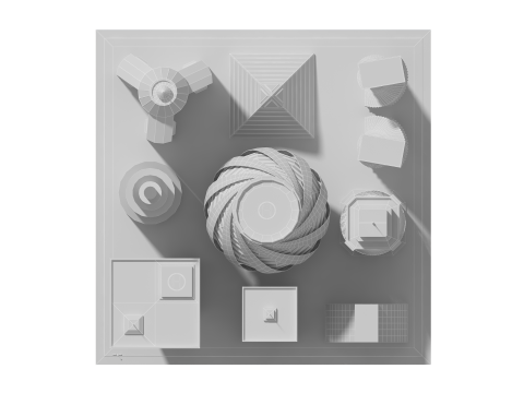 未来ビルディング 1 3Dモデル