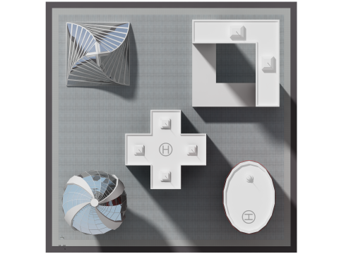 Futur b&acirc;timent 4 Modèle 3D