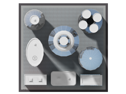 Futur b&acirc;timent 5 Modèle 3D