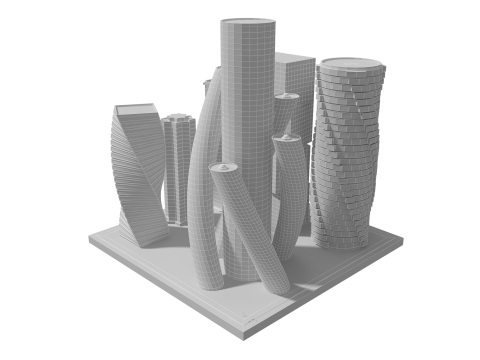 未来6号館 3Dモデル