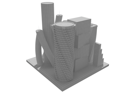 未来6号館 3Dモデル