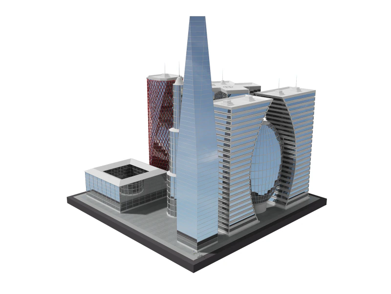 미래관 7 3D 모델 .c4d .max .obj .3ds .fbx .stl .blend 