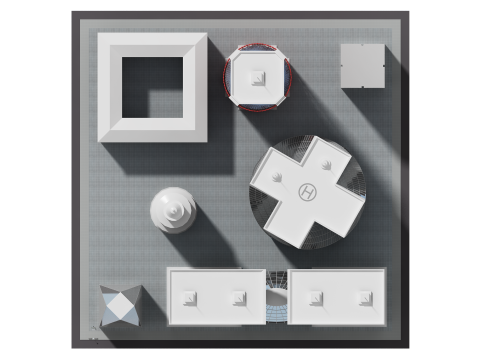 Будущее здание 7 3D Модель