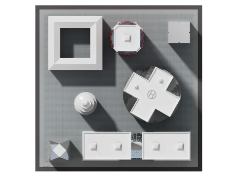 미래관 7 3D 모델