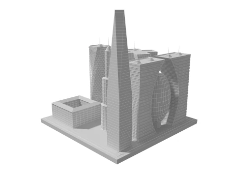 미래관 7 3D 모델