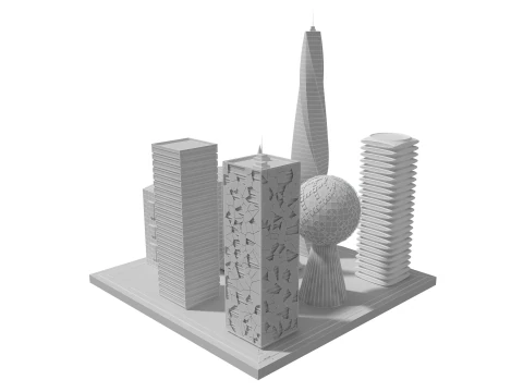 Future Building 8 3D Model