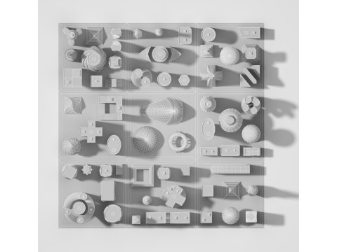 Future Building Full Set 67 Piece 3D Model