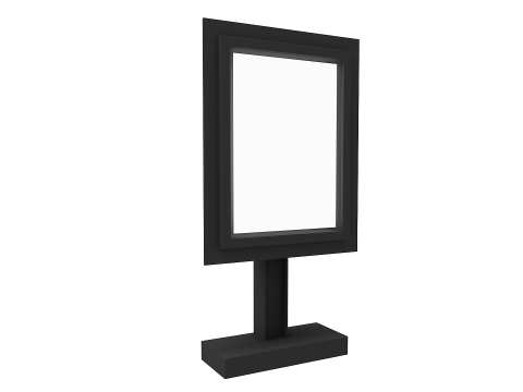 Panneau d'affichage de rue Modèle 3D