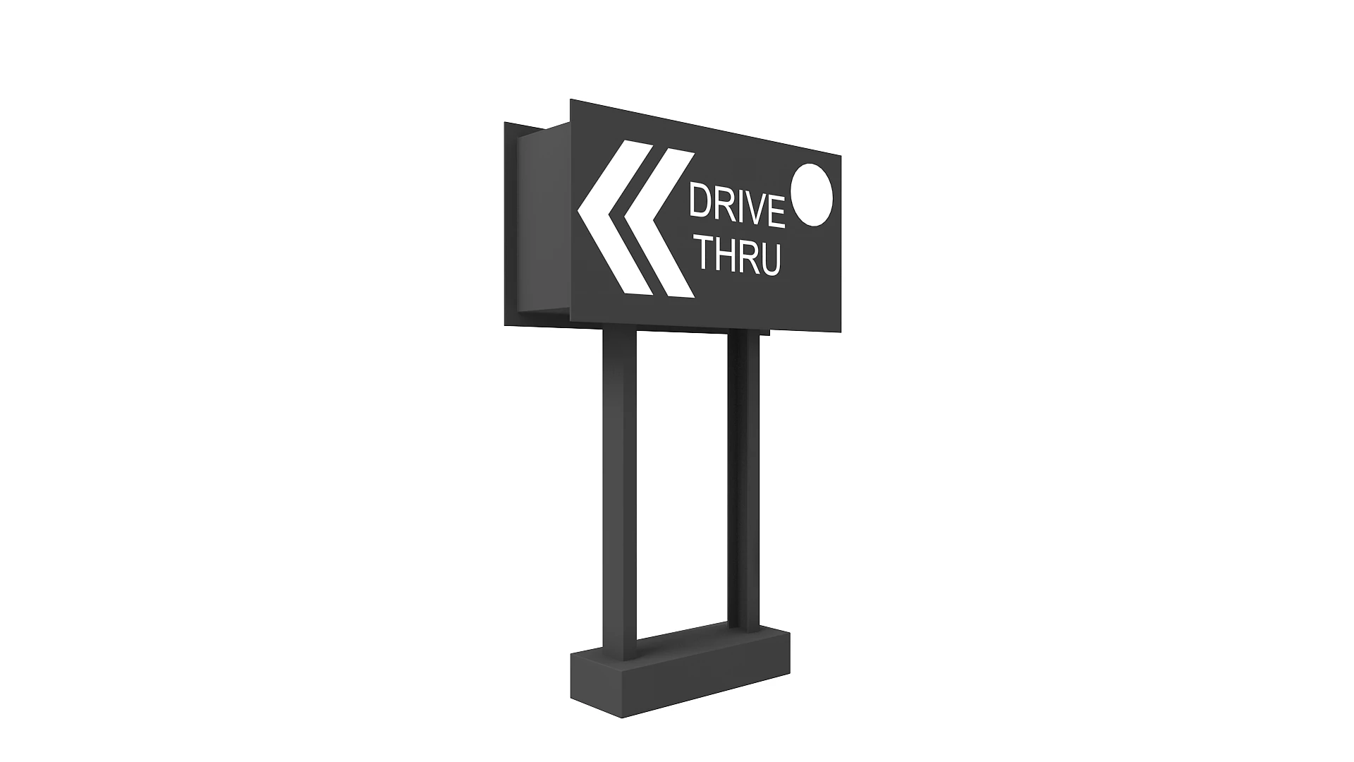 Street Billboard 3 3D Model .c4d .max .obj .3ds .fbx .stl .blend 