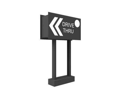 街头广告牌3 3D 模型