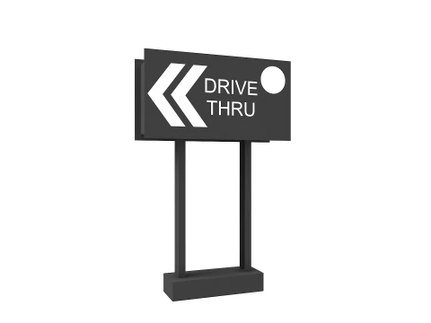 Street Billboard 3 3D Model