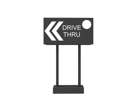 Street Billboard 3 3D Model