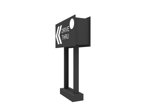 Street Billboard 3 3D Model