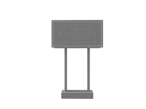 Street Billboard 3 3D Model